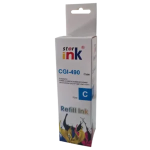Canon GI490 Generic Cyan Ink Tank Bottle